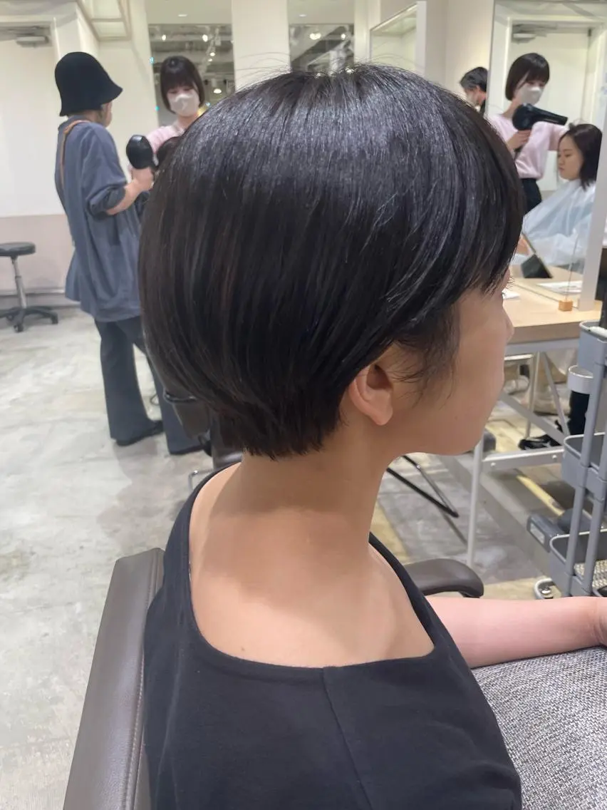 ショート ショートヘア 斉藤 瑞恵のヘアスタイル