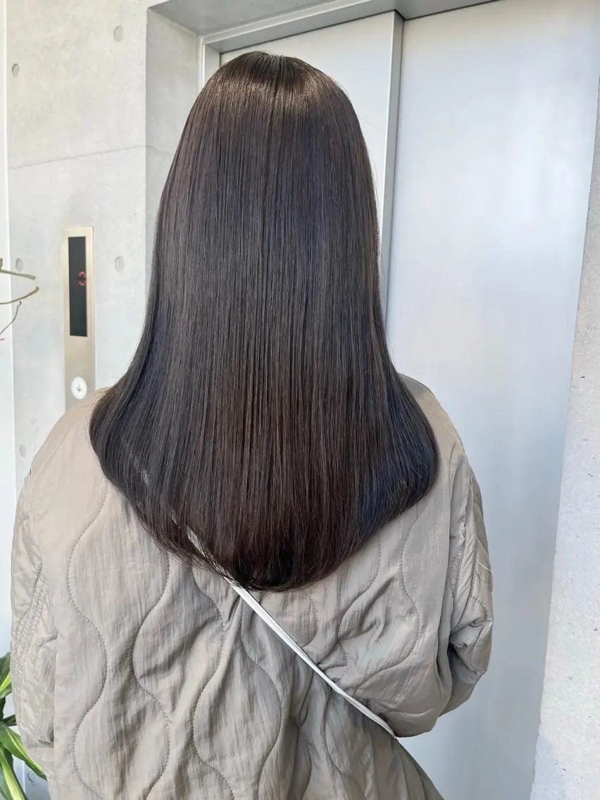 ロング カラー パーマ ヘアアレンジ カット ヘアカラー トリートメント 透明感カラー✂︎ /縮毛矯正/YUKAのヘアスタイル