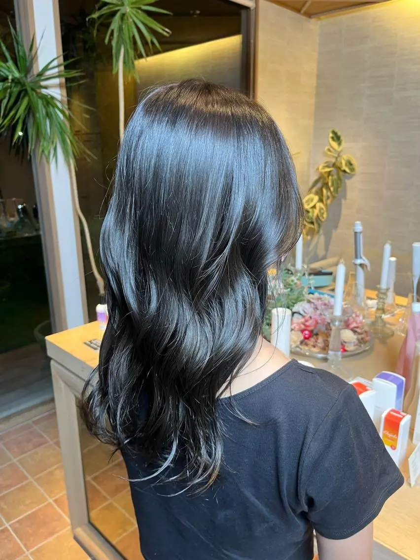 ロング カラー アッシュ グレージュ Hair...DiA YUNAのヘアスタイル