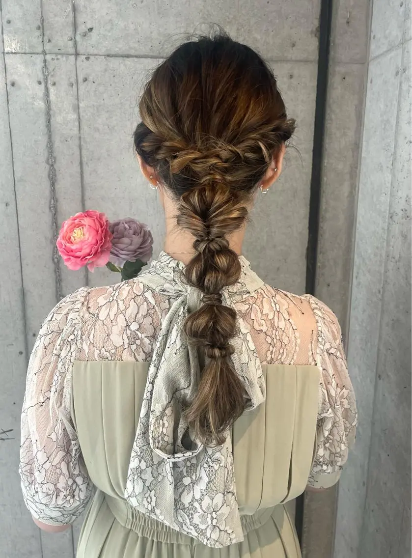 ヘアアレンジ ヘアセット 美髪× ヘアセット✨Araiのヘアスタイル