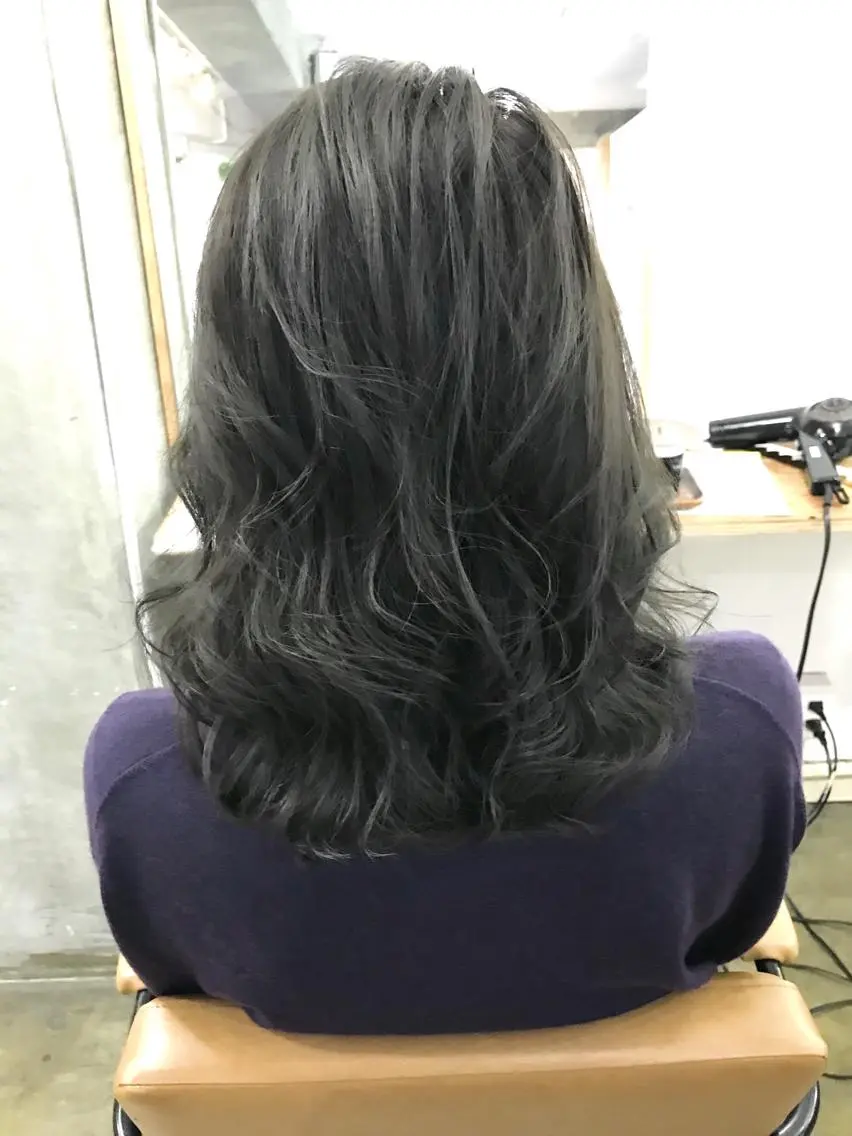 ミディアム カラー カット ヘアカラー トリートメント 💎髪質改善💎 デザイナーshinのヘアスタイル