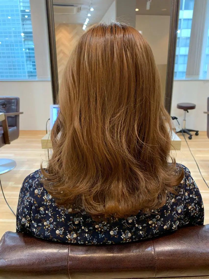 ミディアム 堀田 英樹のヘアスタイル
