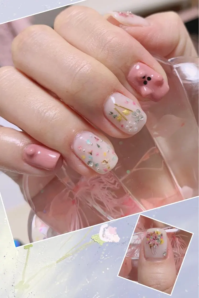 ネイル 春ネイル 林 ✨syousyouのネイルデザイン