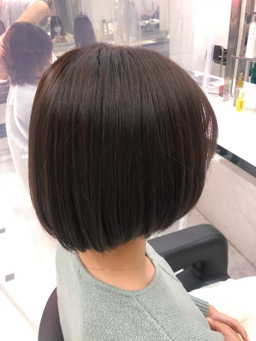 セミロング カラー ヘアアレンジ 透明感/艶髪/💖 トレンドスタイル💖のヘアスタイル