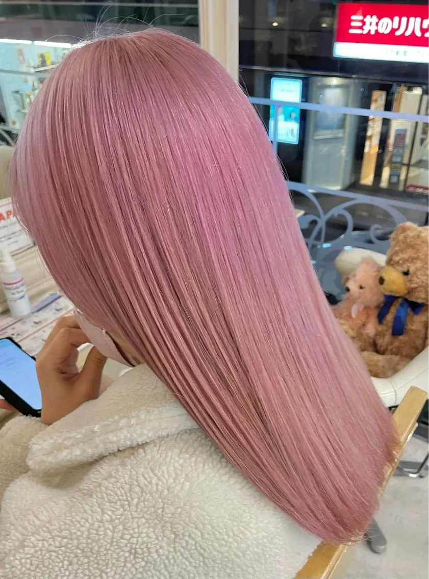 セミロング ヘアカラー トリートメント ブリーチ専門美容師 谷合純一のヘアスタイル
