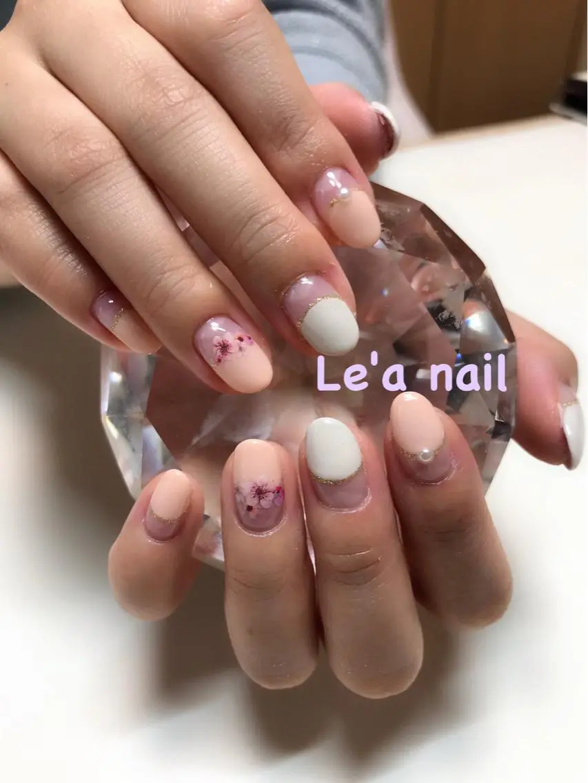 ネイル ハンドネイル 'mm  (ミリ) ＭＡＮＡＭＩのネイルデザイン