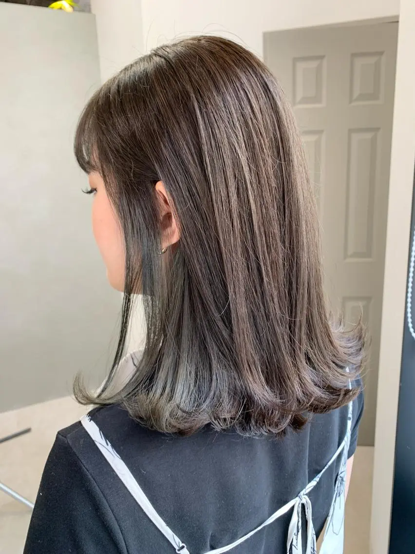 ミディアム カラー ベージュカラー ヘアカラー レイヤー/大人メンズ パーマ🌀 平島拓也のヘアスタイル