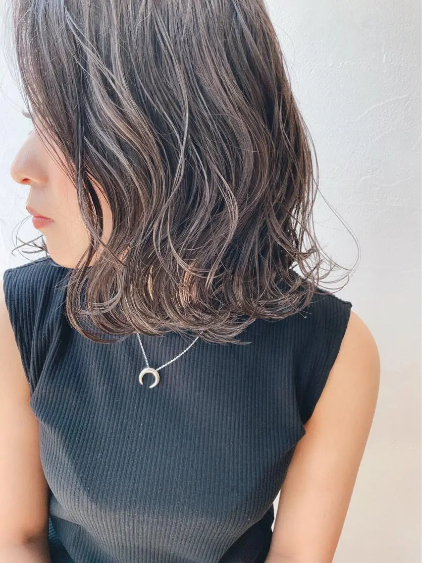 ミディアム ハイライト メンズカット特化柏駅 徒歩3分LOUのヘアスタイル