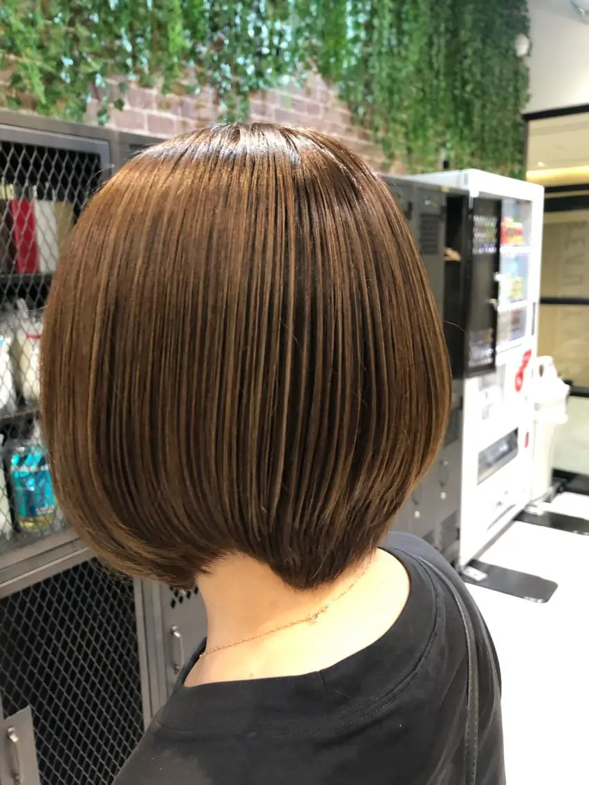 ショート 髪質改善 トリートメント ⭐️艶髪⭐️髪質改善 newi町田 山本のヘアスタイル