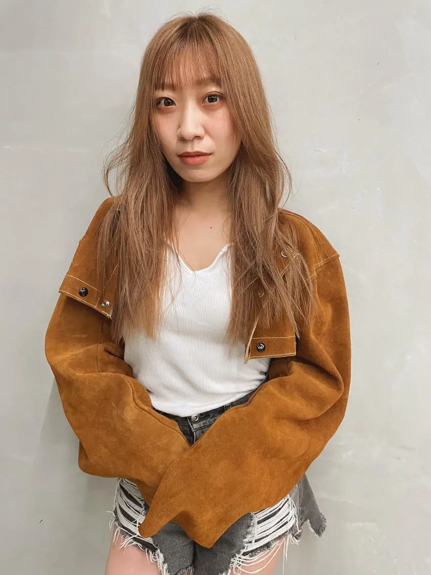 ミディアム カラー ブリーチ カット ヘアカラー トリートメント ヘアセット センスをお届けします 大谷将生infpのヘアスタイル