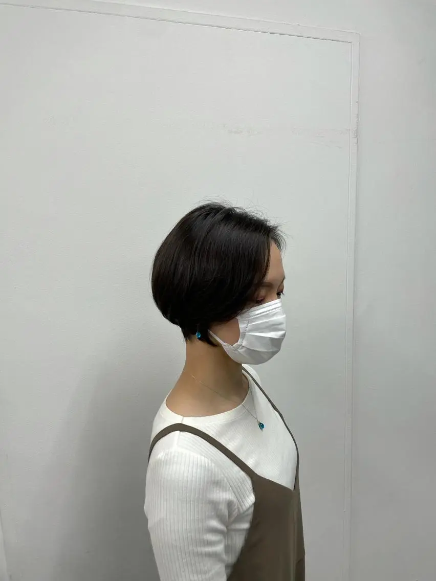 ショート カット 🥀似合わせ🥀 柔らかカラー・タイトのヘアスタイル