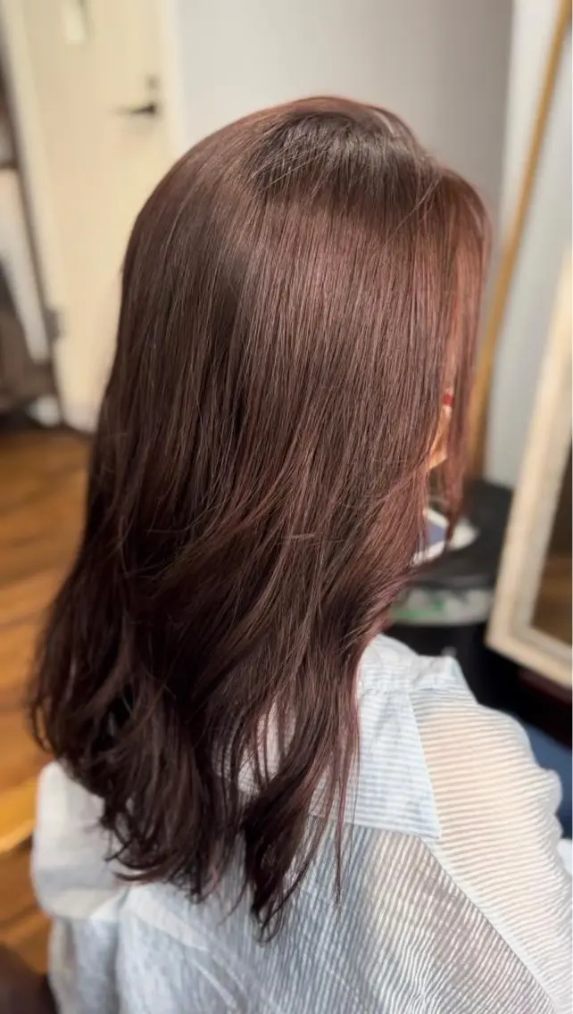 ロング カラー ピンクカラー 🌈美髪✂︎艶色🎨 頭皮改善🍀TAKUのヘアスタイル