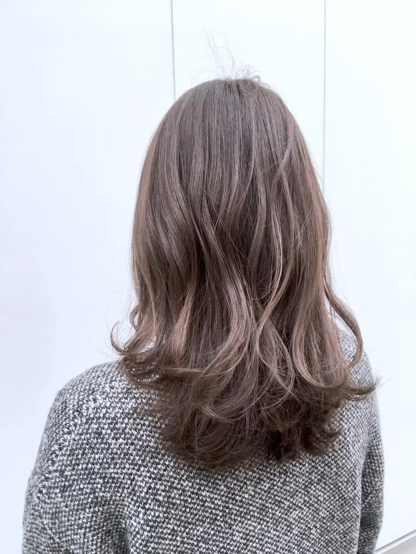 ミディアム カラー THREE 関根大のヘアスタイル