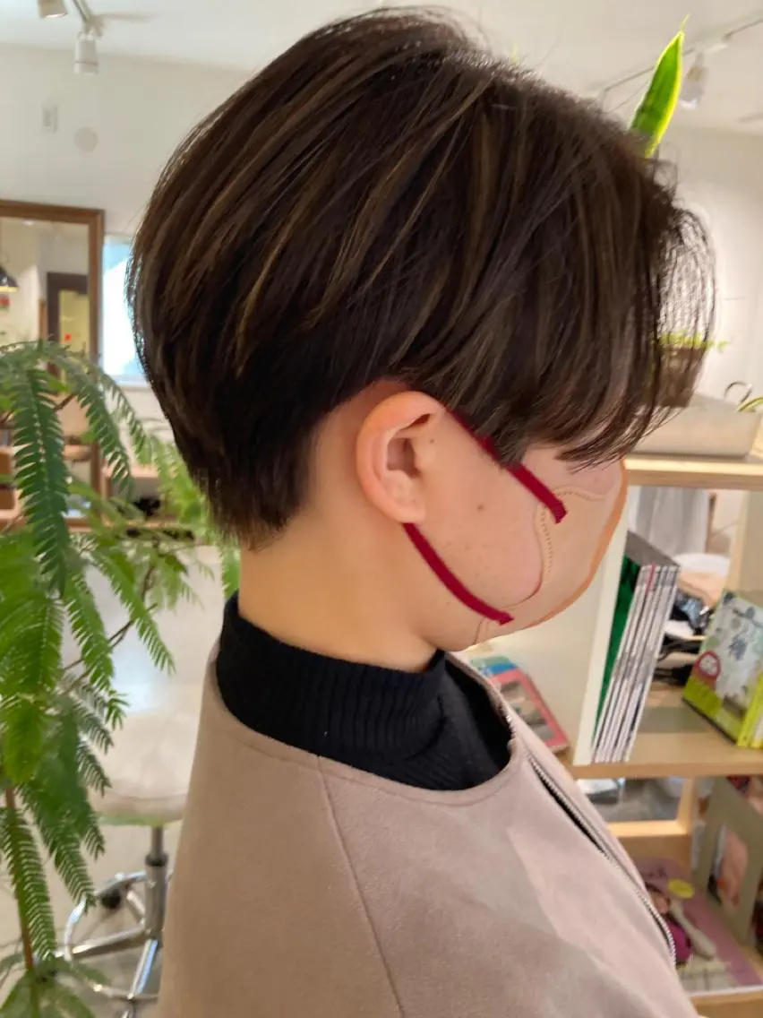 カラー カット ヘアカラー トリートメント 坂上 岳のヘアスタイル