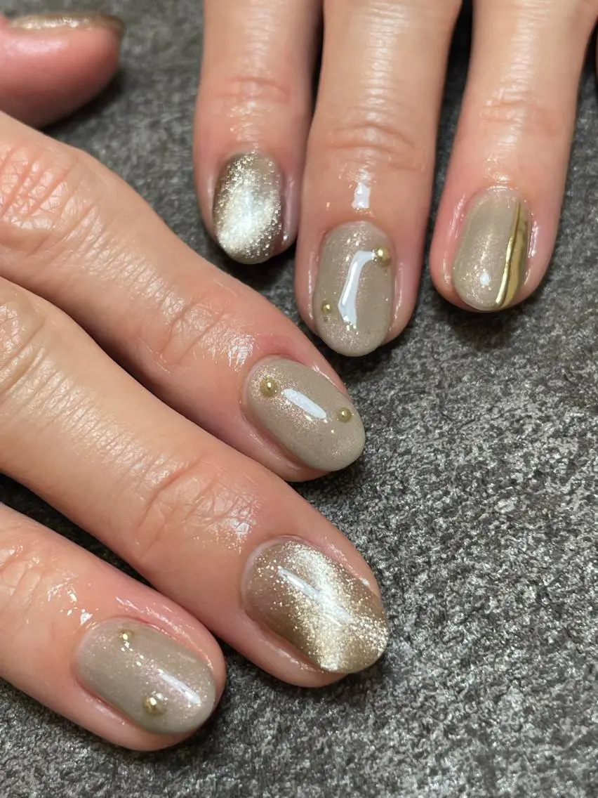 ネイル マグネットネイル Beaute IORIのネイルデザイン