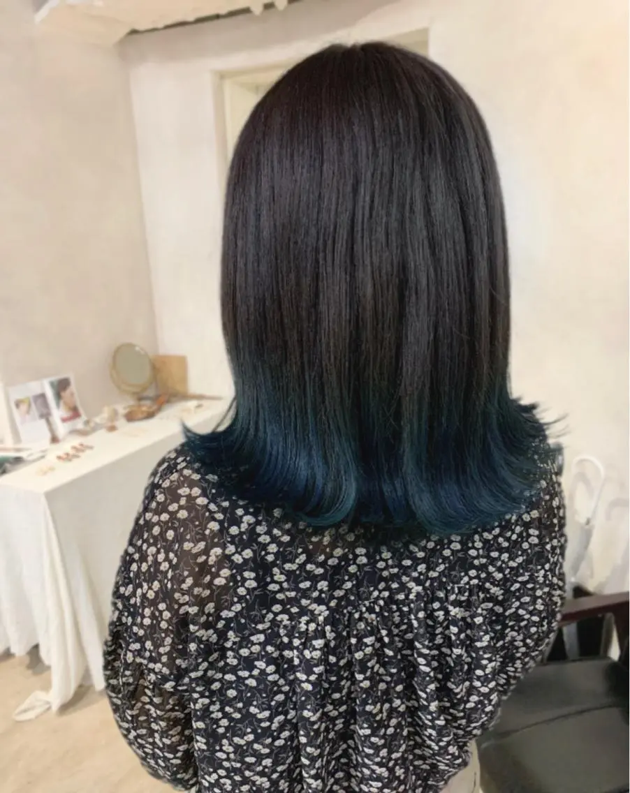 ミディアム カラー ヘアカラー トリートメント トリートメント /カラー/NAOKIのヘアスタイル