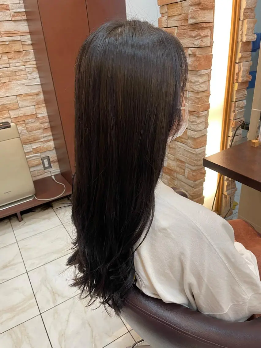 ロング カラー ハイライトカラー ハイライト 垢抜け透明感カラー 🌻篠崎梓🌻のヘアスタイル