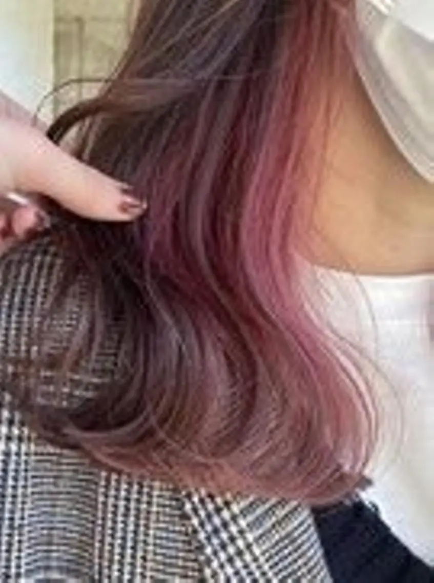 セミロング カラー ヘアカラー ワンカラー 髪質改善 ブリーチ 武田さくらのヘアスタイル