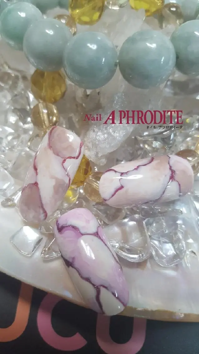 ネイル 大理石ネイル(マーブル) Nail Aphroditeのネイルデザイン