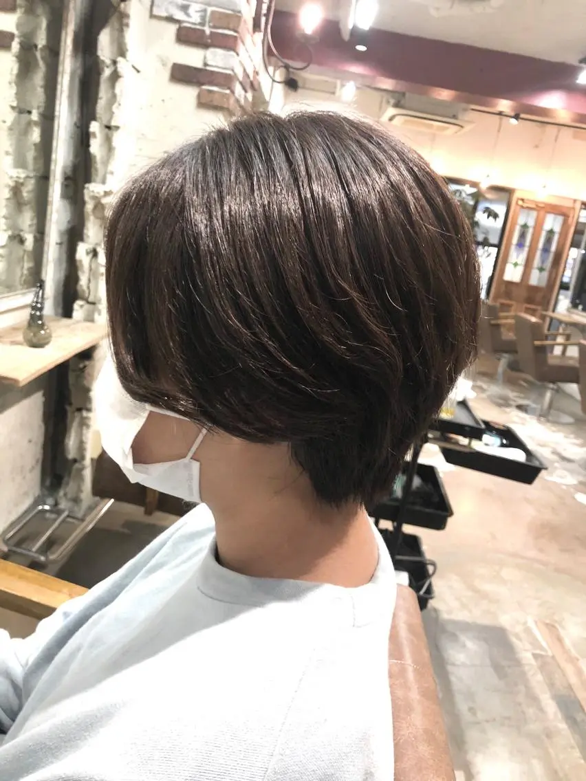ショート カラー ハンサムショート イルミナカラー ラベンダーカラー ショートヘア 桐原 竜也のヘアスタイル