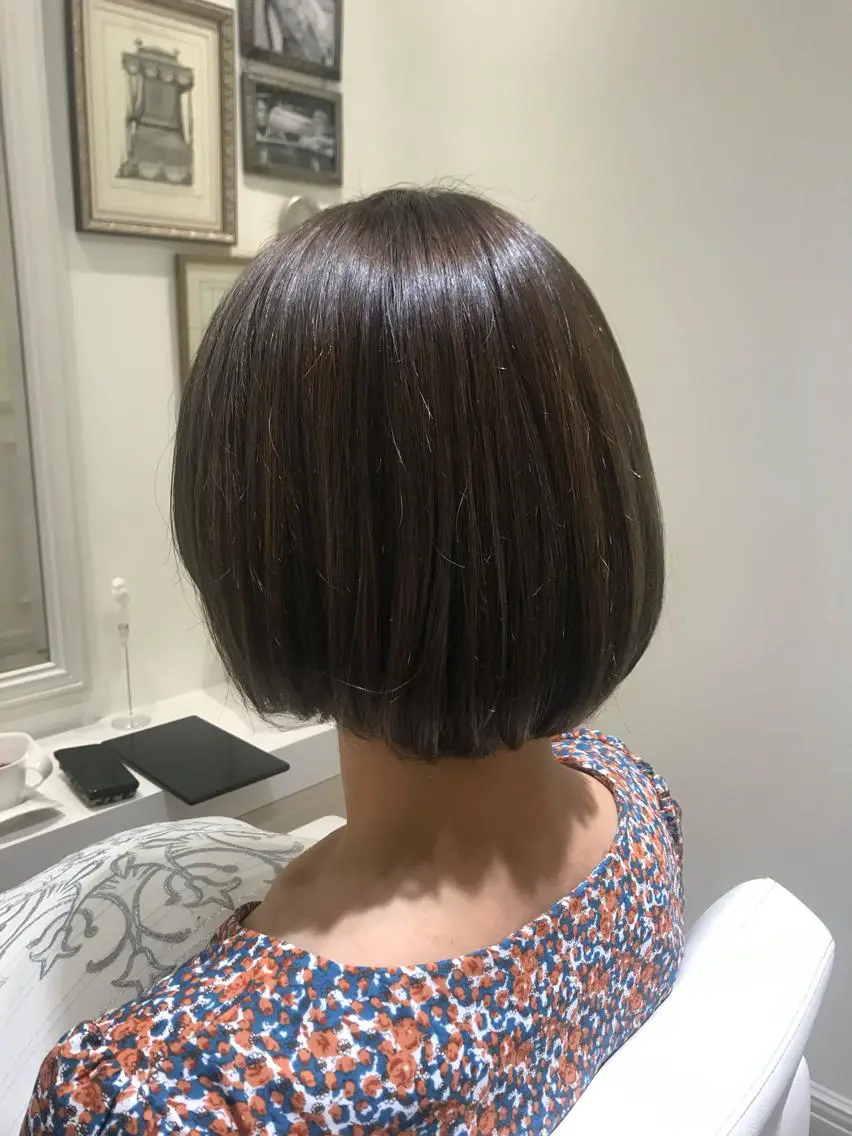 ショート ウフ 長瀬のヘアスタイル