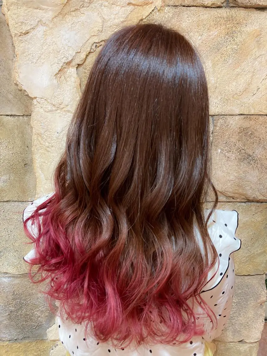 カラー 水島 悠香子のヘアスタイル