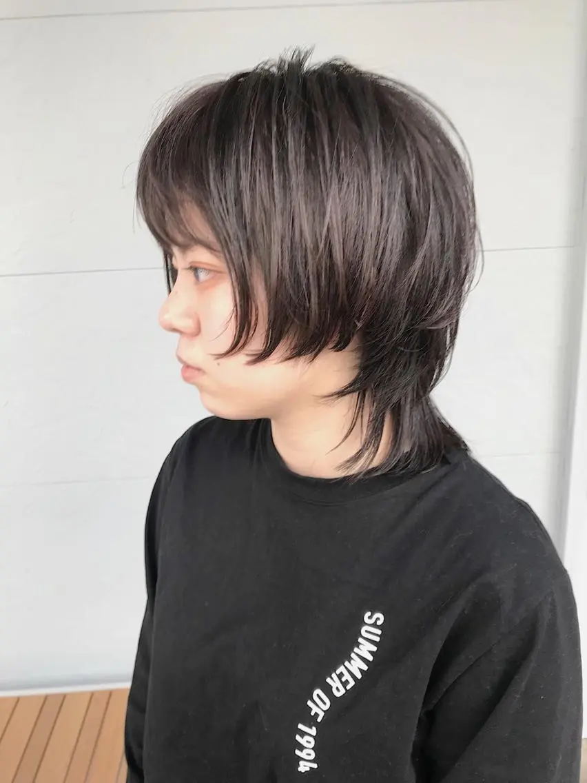 ショート カラー ヘアアレンジ ウルフカット カット ヘアカラー トリートメント lani ブリーチ /ダブルカラーのヘアスタイル