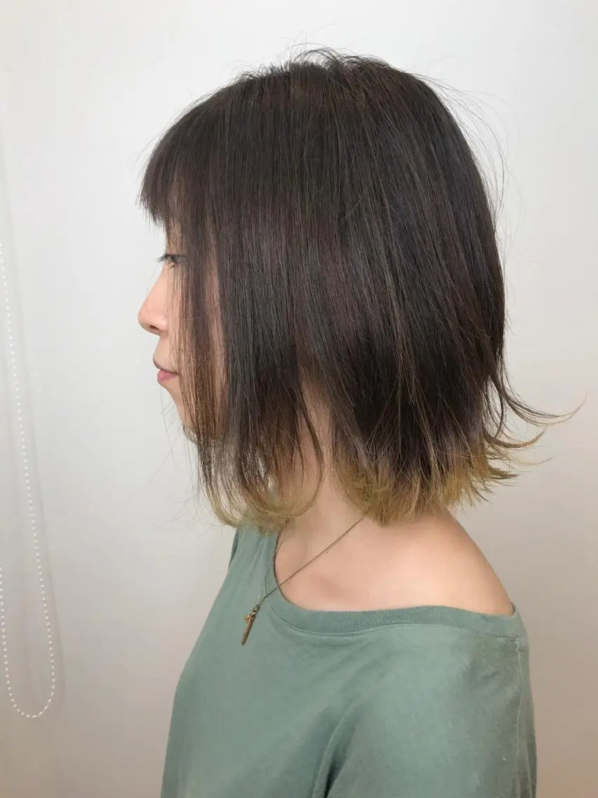 ショート カラー カット ヘアカラー 湯浅 了一のヘアスタイル
