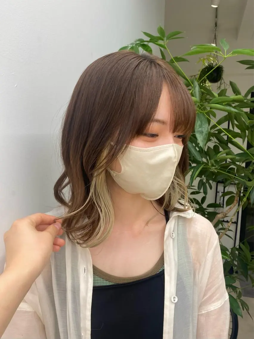 ミディアム カラー noa/ 渋谷のヘアスタイル