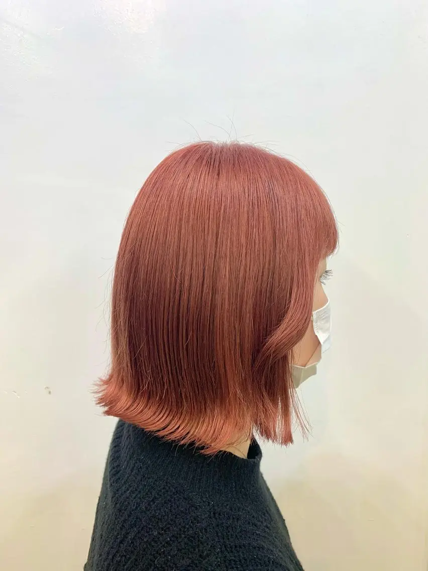 ミディアム ヘアアレンジ 🎀暖色カラー🎀 ♡yurika♡のヘアスタイル