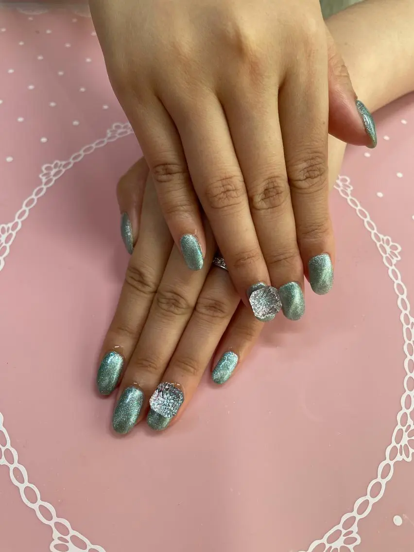 ショート ネイル マグネットネイル ハンドネイル 《LB》ラブリエ Nail&eyeのマツエク・マツパデザイン
