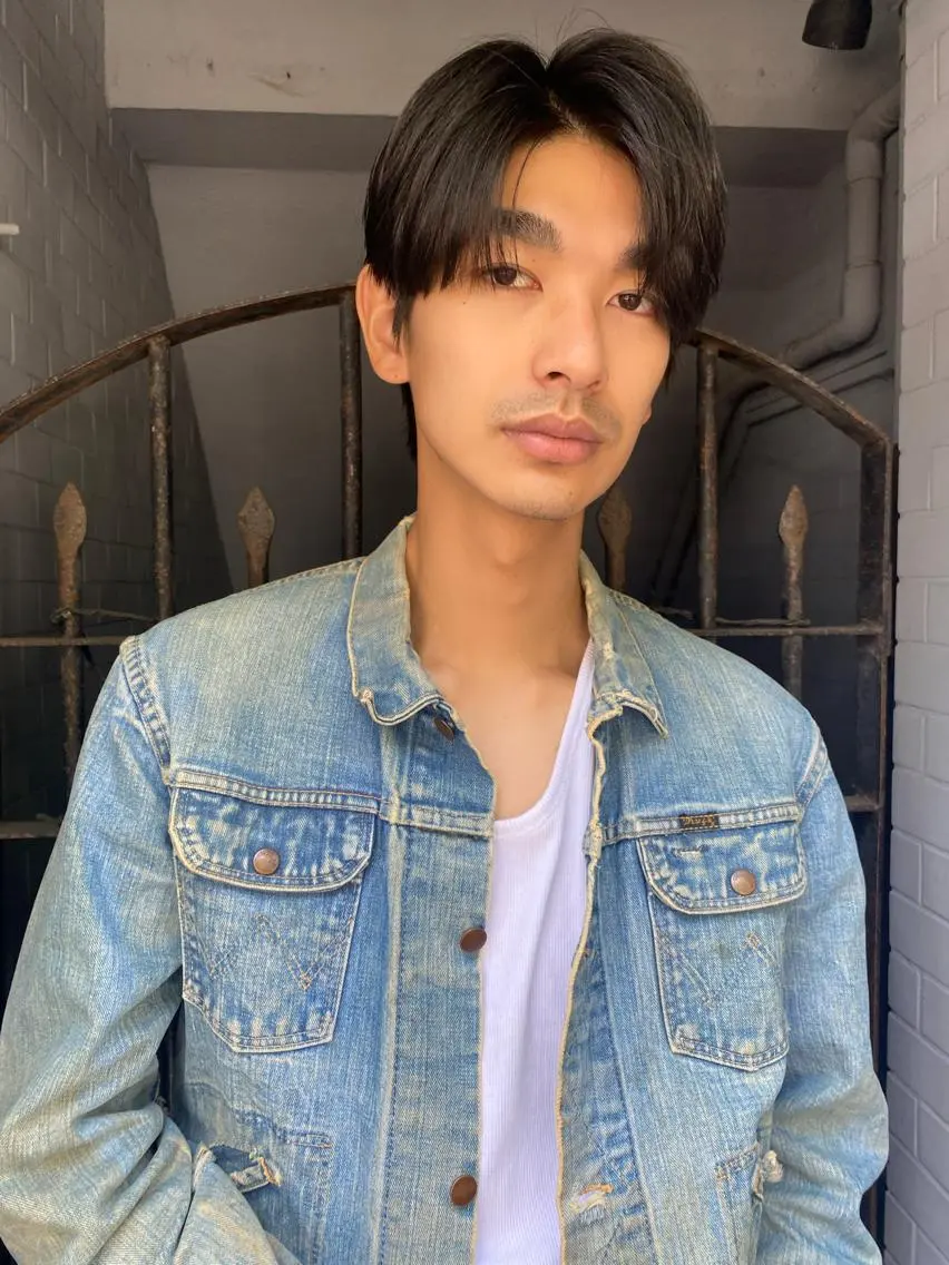 ショート ハイライト かきあげバング 髪質改善 ショートヘア カット 💈メンズ短髪特化 ✂︎伊藤大輝💈のヘアスタイル