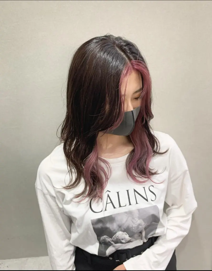 セミロング ミストバング 浦野 剛志のヘアスタイル