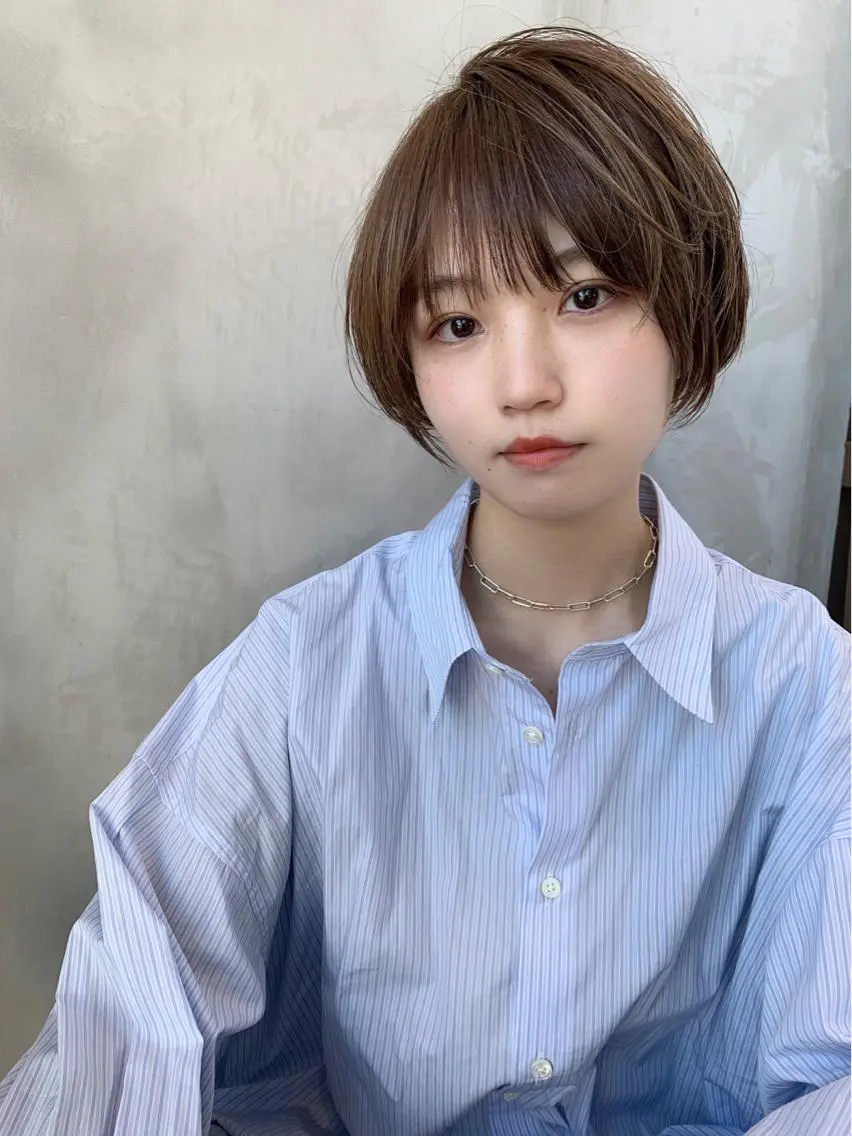 ショート カラー カット ヘアカラー トリートメント 🉐レイヤー/塩見 弘樹🉐渋谷のヘアスタイル