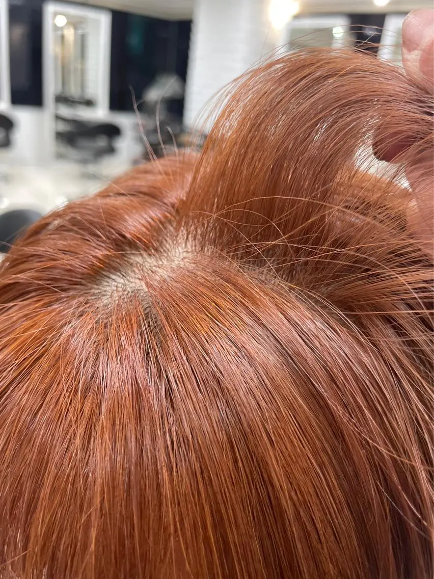 ミディアム カラー オレンジ ヘアカラー トリートメント 【暖色カラー特化】 中山由梨のヘアスタイル