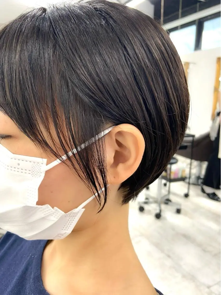 ショート 似合わせカット サイドバング カット トリートメント 二児のパパで店長な 戸田健治のヘアスタイル