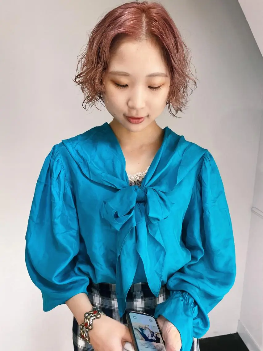 カラー 🧡色落ちまで2度 楽しめる🧡ヨシキのヘアスタイル