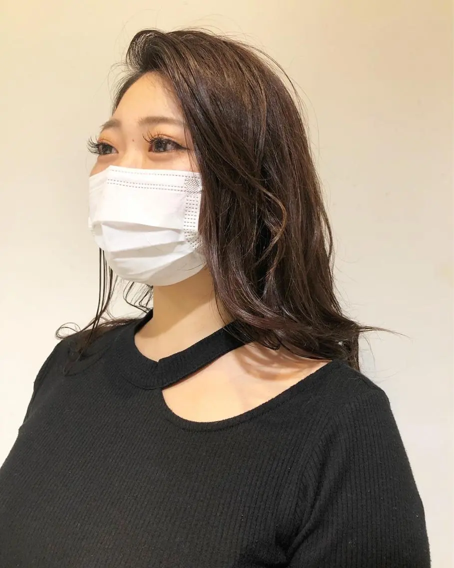 セミロング カラー ヘアアレンジ ヘアカラー トリートメント メンズ特化✂️栗原 侑也のヘアスタイル