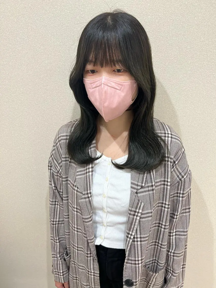 ミディアム エギョモリ 外国人対応 佐久間のヘアスタイル