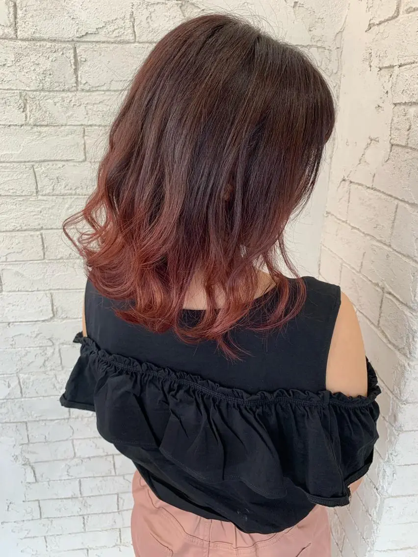 ミディアム カラー ヘアアレンジ someya 🥀のヘアスタイル