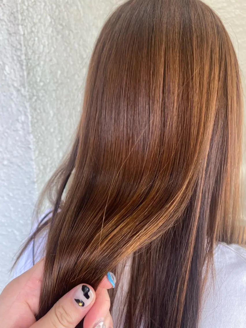 セミロング ヘアアレンジ 髪質改善 トリートメント 酸熱トリートメント niconail 🧣ayu 📍烏山のネイルデザイン