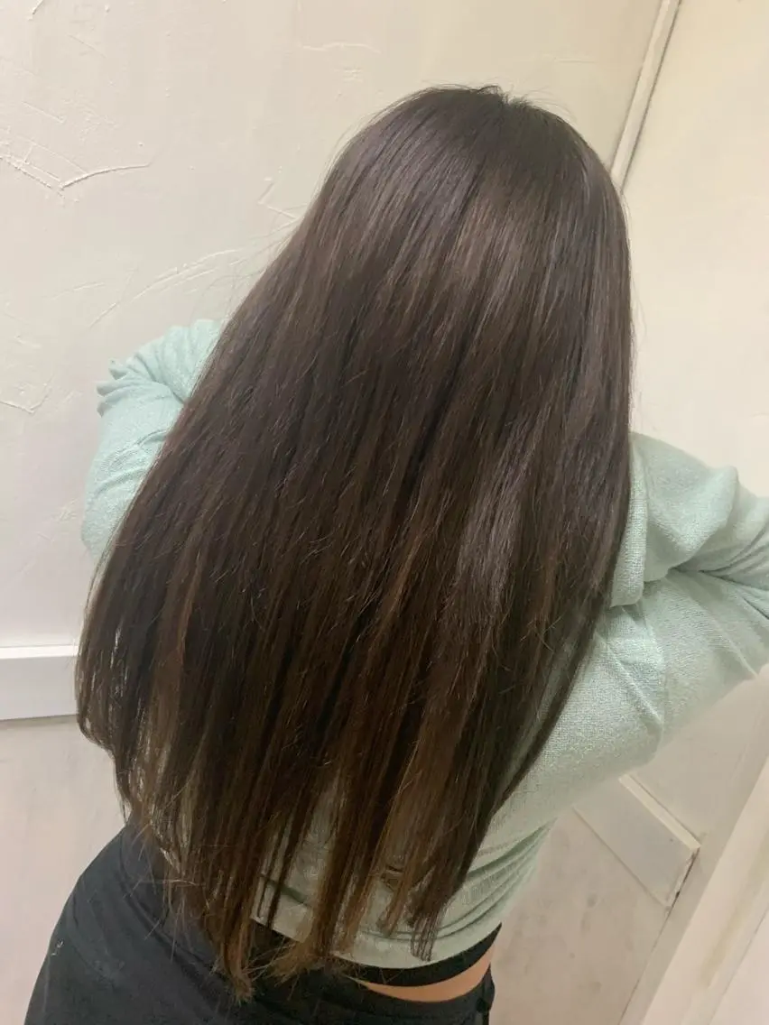 ロング カラー 艶髪ハイトーンカラー kana♡のヘアスタイル