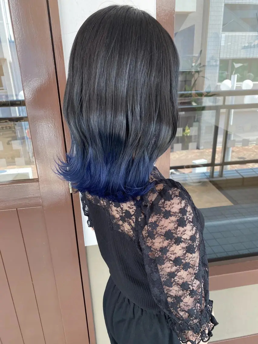 ミディアム カラー 坂井田 浩樹のヘアスタイル