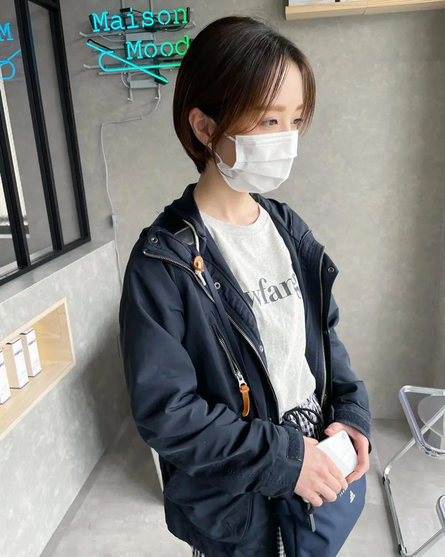 ショート ショートヘア 河原 亮のヘアスタイル