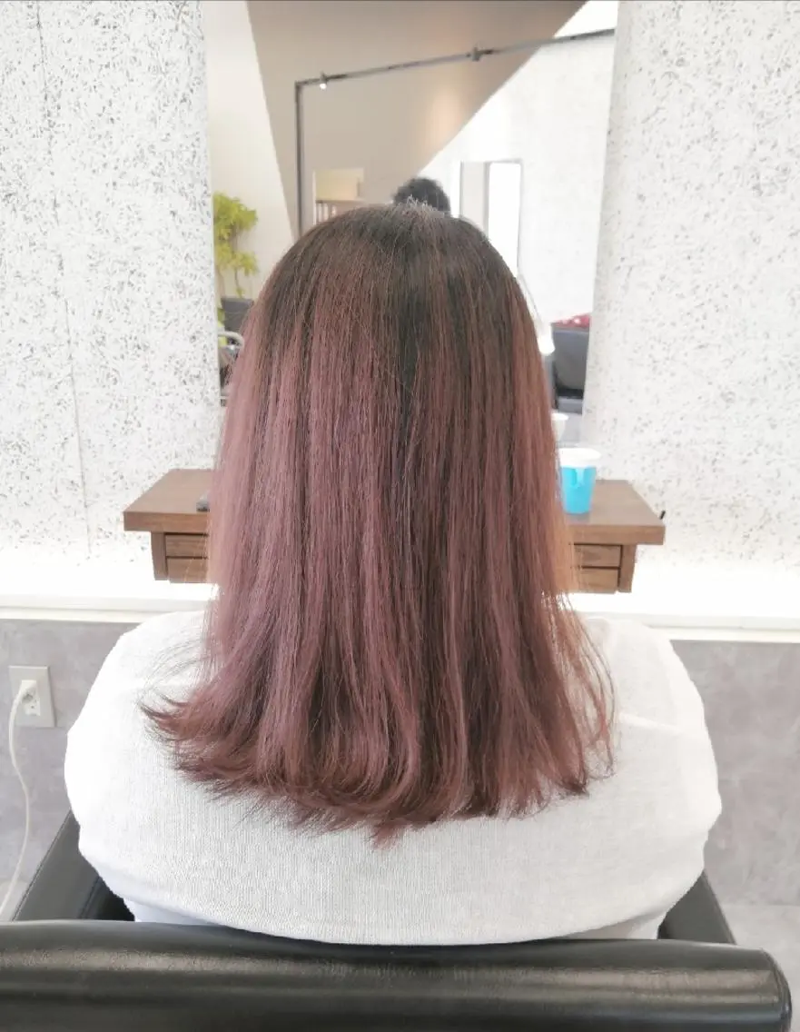 ミディアム カラー パーマ ヘアアレンジ ネイル キッズ メンズ マツエク・マツパ カット ヘアカラー トリートメント 6月オープン♪豊見城 Lodattu✁清水のヘアスタイル
