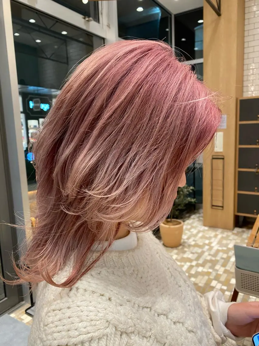 カラー ダブルカラー 住田悠紗/ カットモデル募集中のヘアスタイル