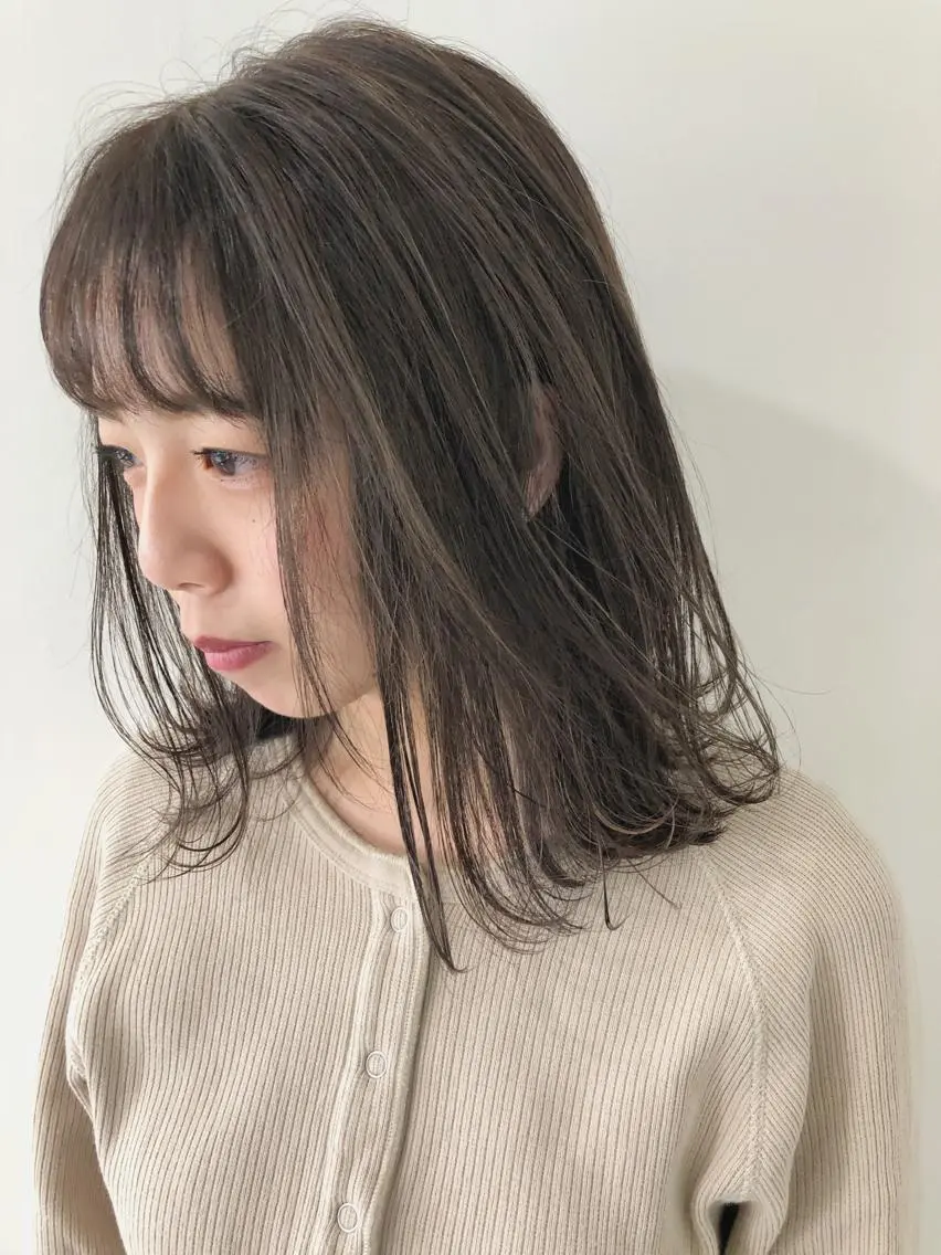 ミディアム ボブ/縮毛矯正 🌟梅田盛一🌟のヘアスタイル