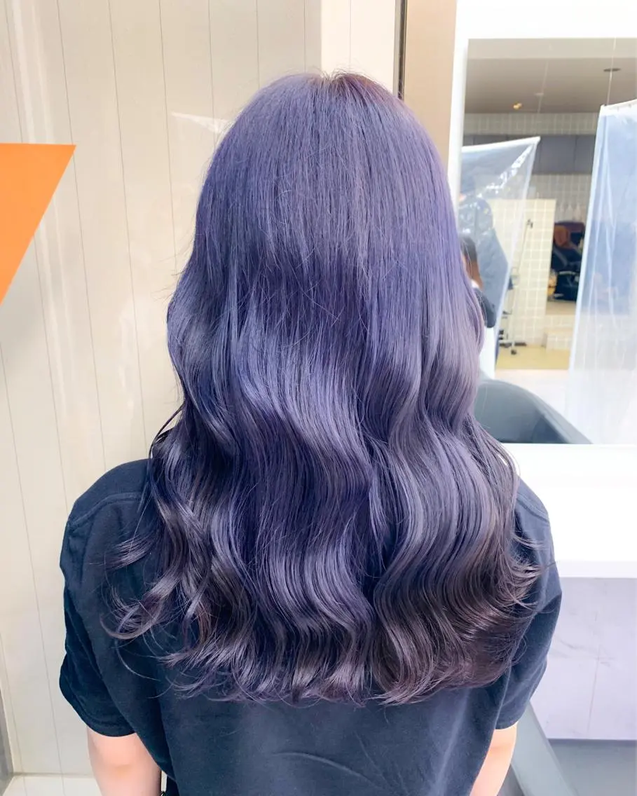 セミロング カラー ヘアアレンジ 🩵 JURI🩵のヘアスタイル