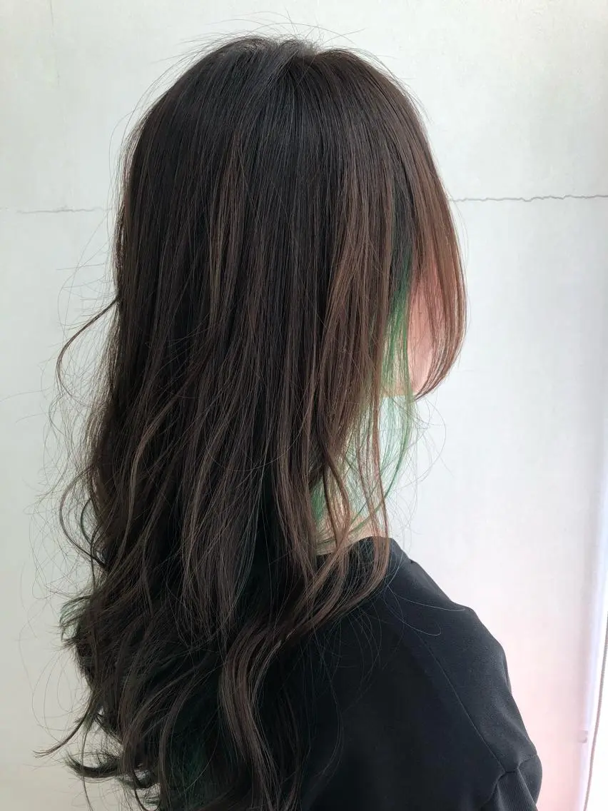 カラー インナーカラー ヘアカラー トリートメント 岩崎 裕司のヘアスタイル