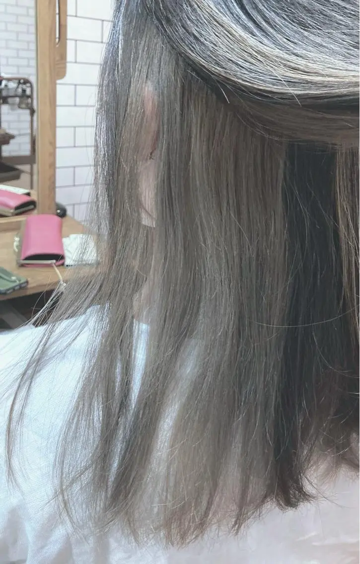 カラー ブリーチ インナーカラー fossette hair&eyeのマツエク・マツパデザイン